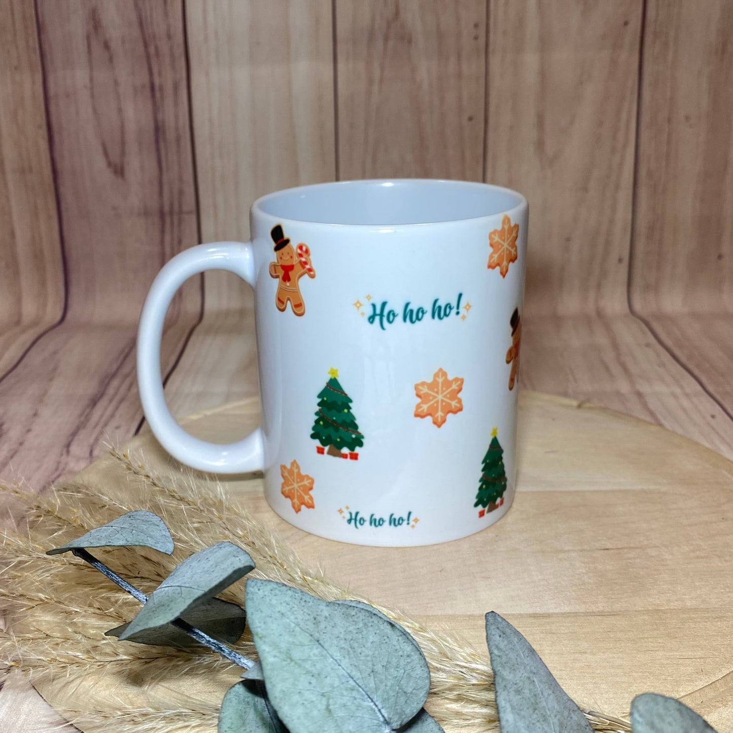 Weihnachtstasse mit Lebkuchenmotiv