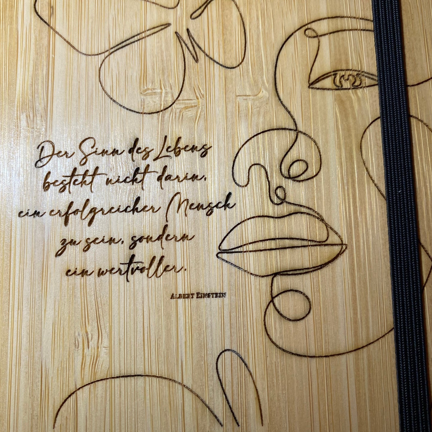 Notizbuch mit Bambus Cover