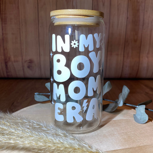 Aufkleber „IN MY MOM ERA“ Trinkgläser verschiedene Varianten