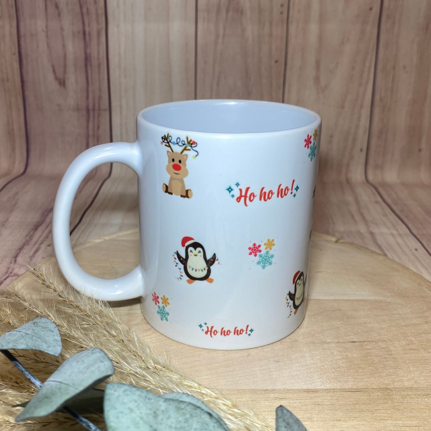 Weihnachtstasse mit Rentiermotiv