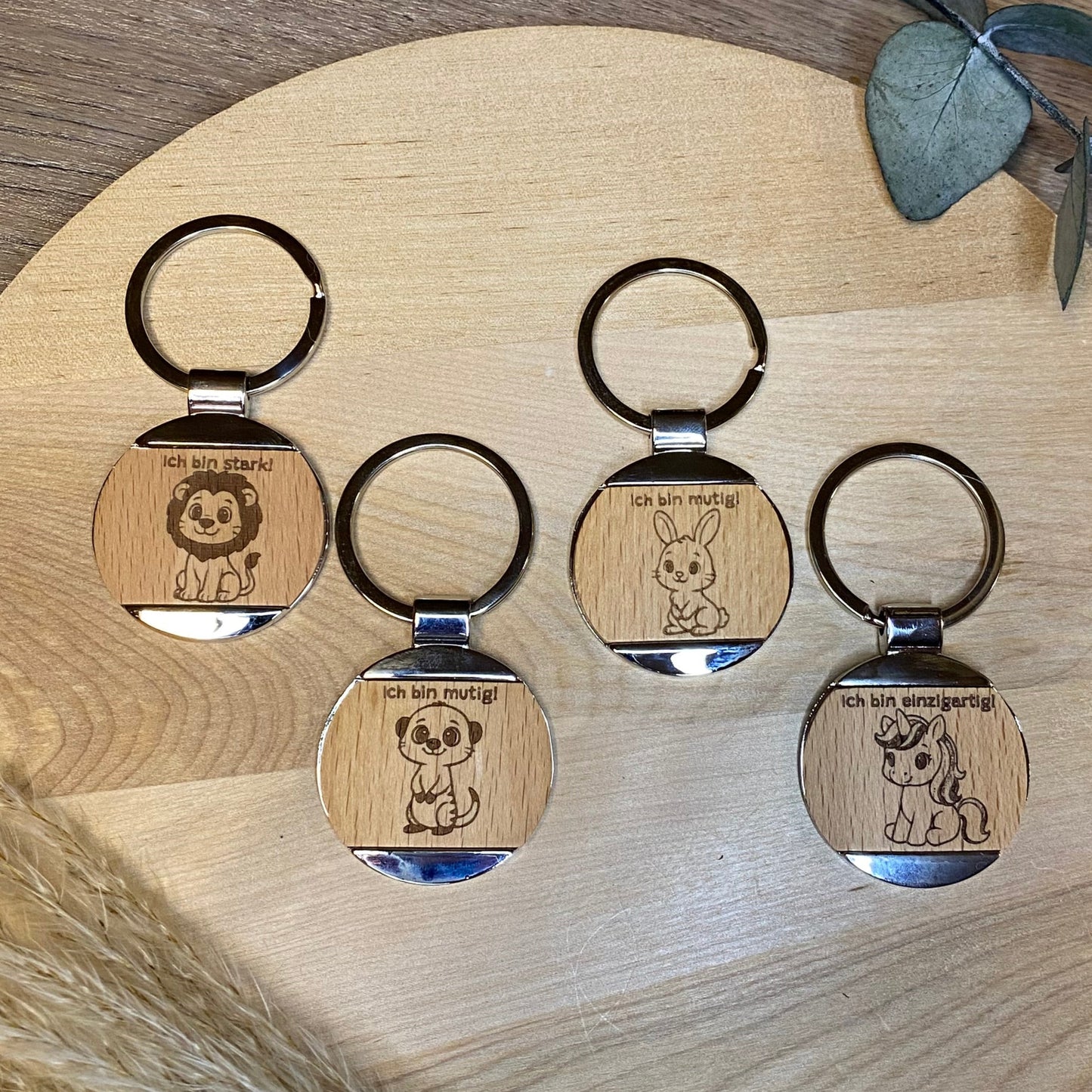 Schlüsselanhänger mit süßen Motiven für Kinder