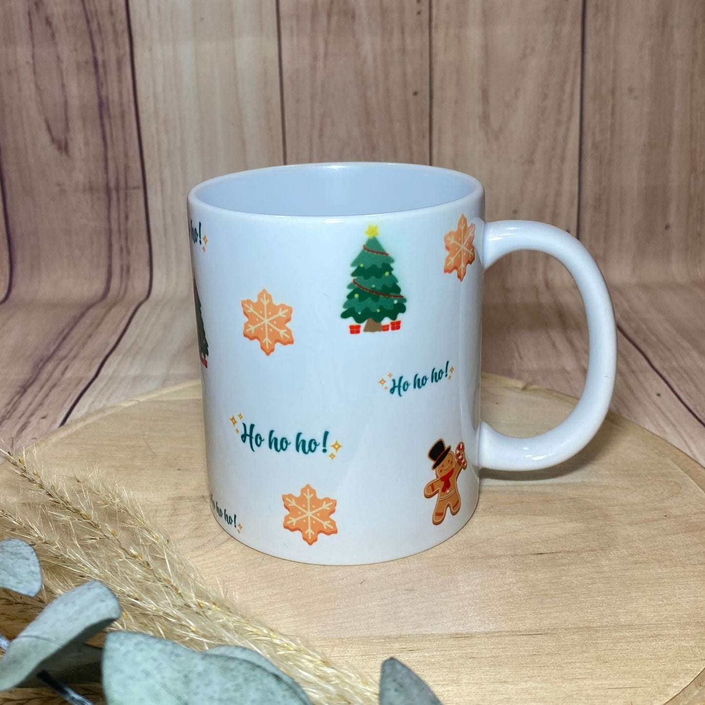 Weihnachtstasse mit Lebkuchenmotiv