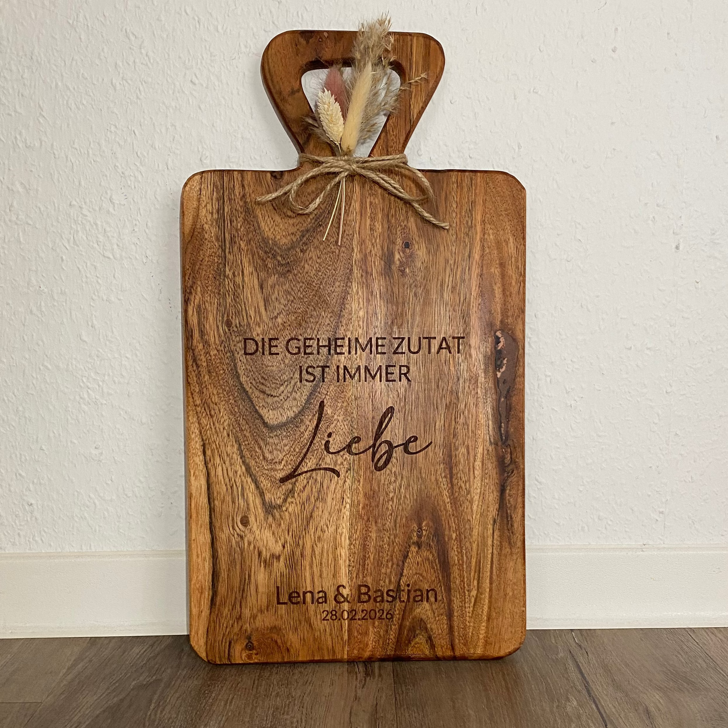 Holzschneidebrett personalisiert