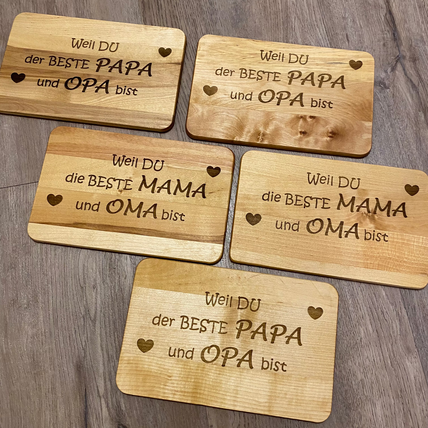 Frühstücksbrettchen aus Holz