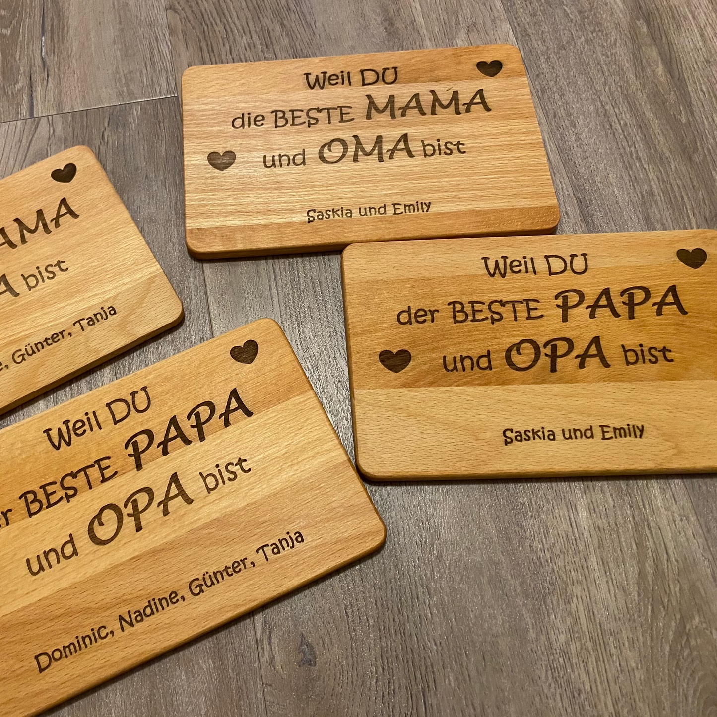 Frühstücksbrettchen aus Holz