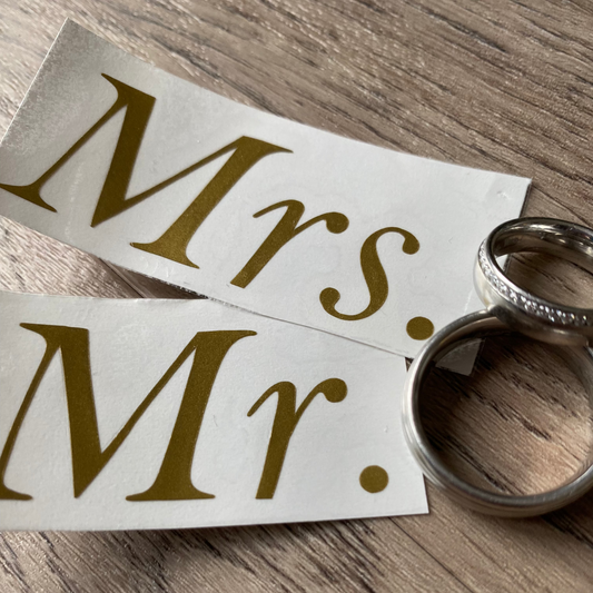 Mr. & Mrs. Aufkleber