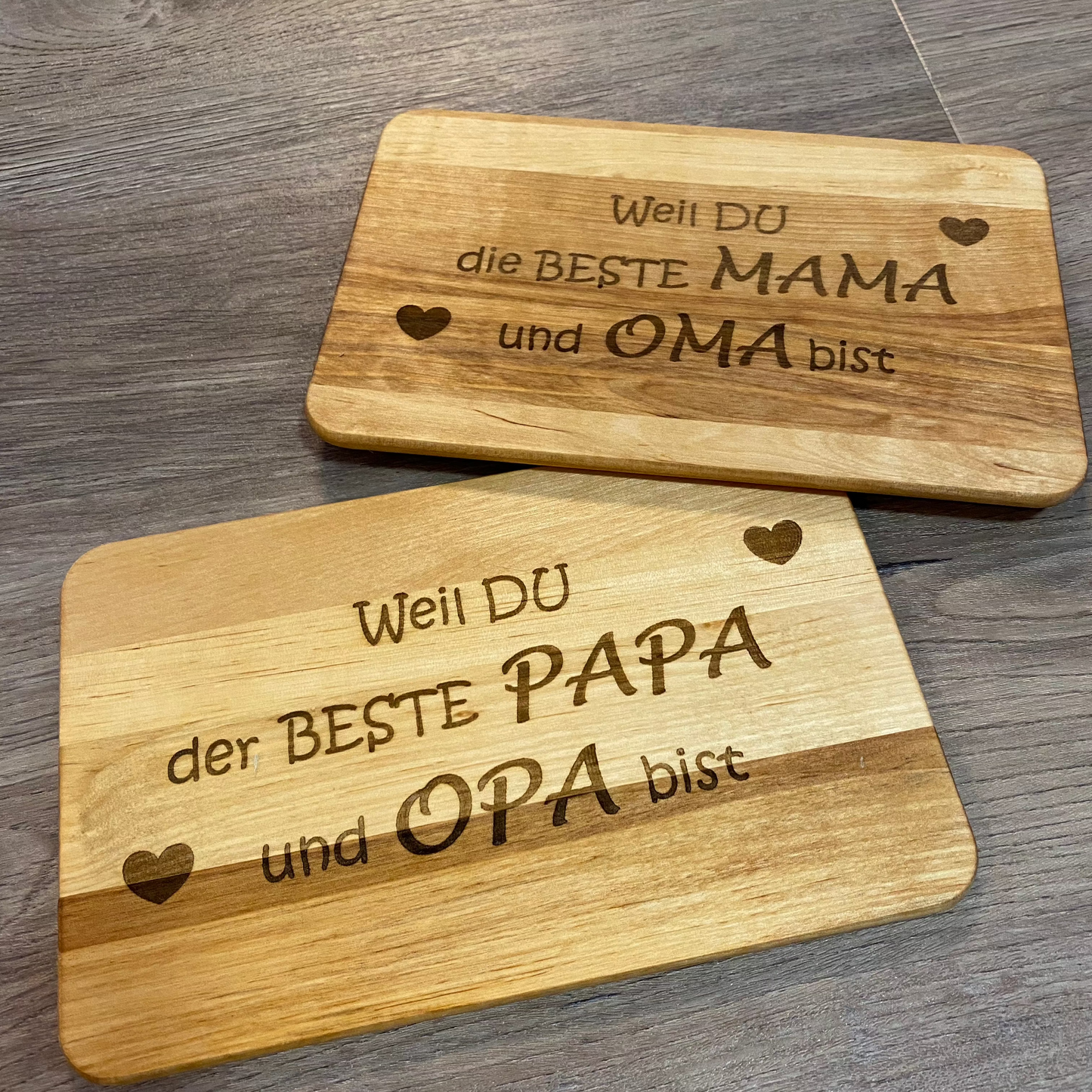 Frühstücksbrettchen aus Holz