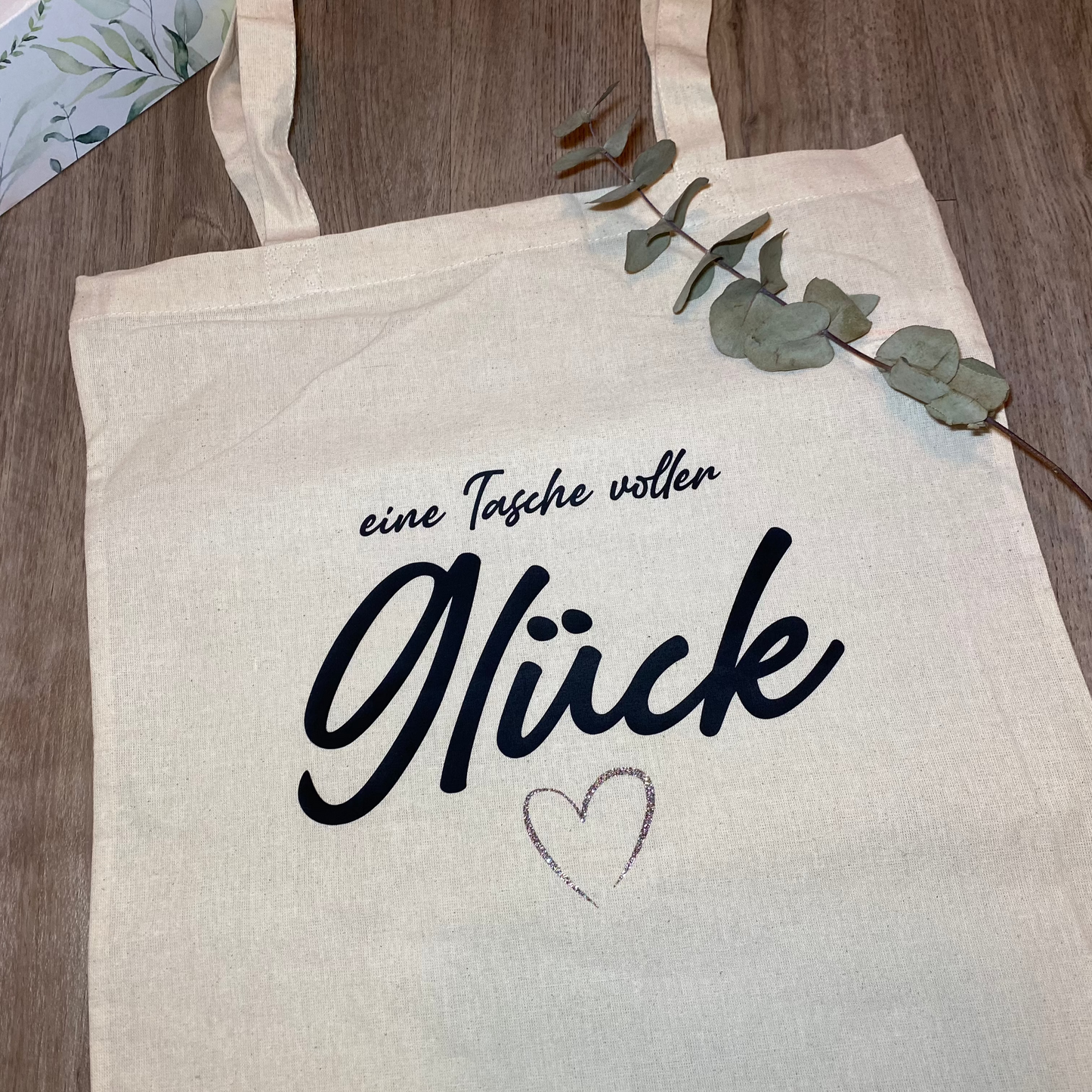 Baumwolltasche "Eine Tasche voller Glück"