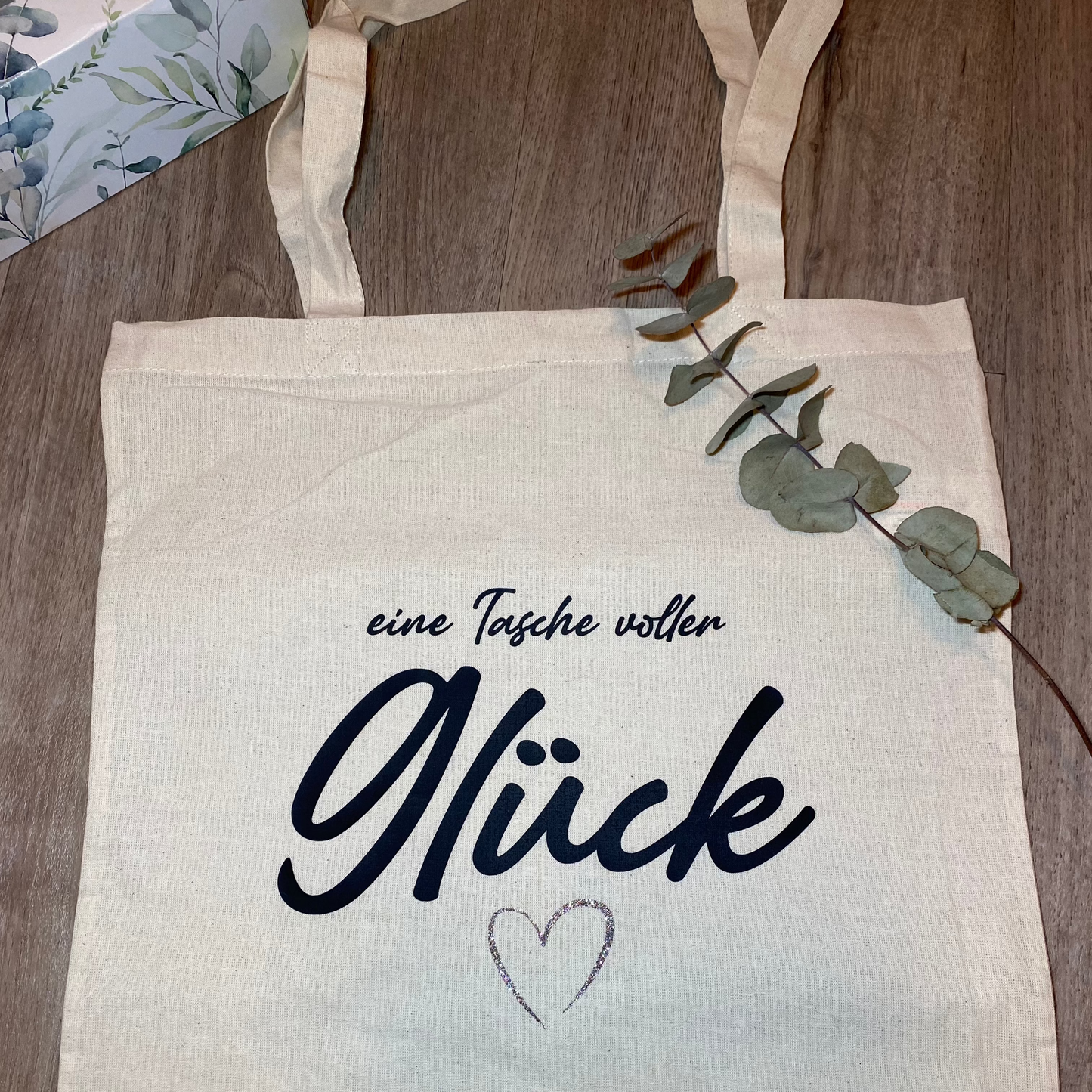 Baumwolltasche "Eine Tasche voller Glück"
