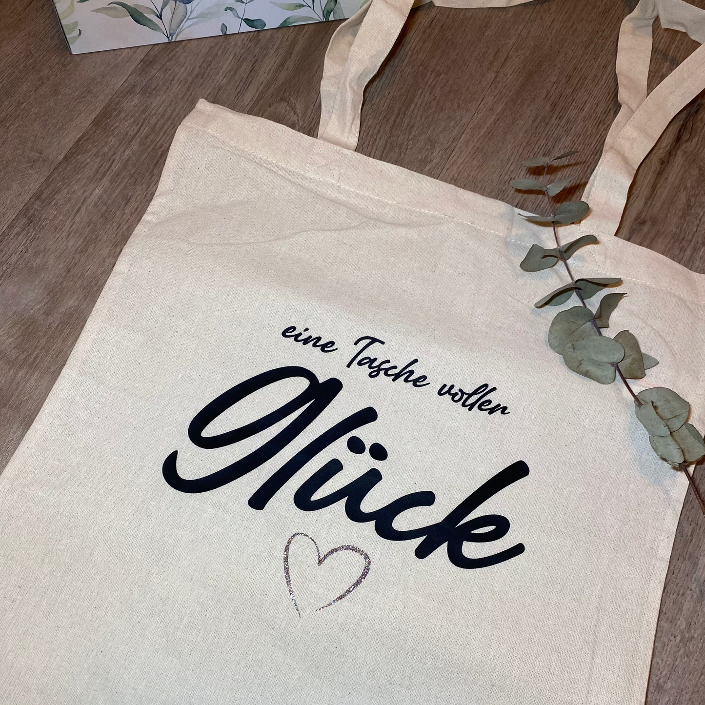 Baumwolltasche "Eine Tasche voller Glück"