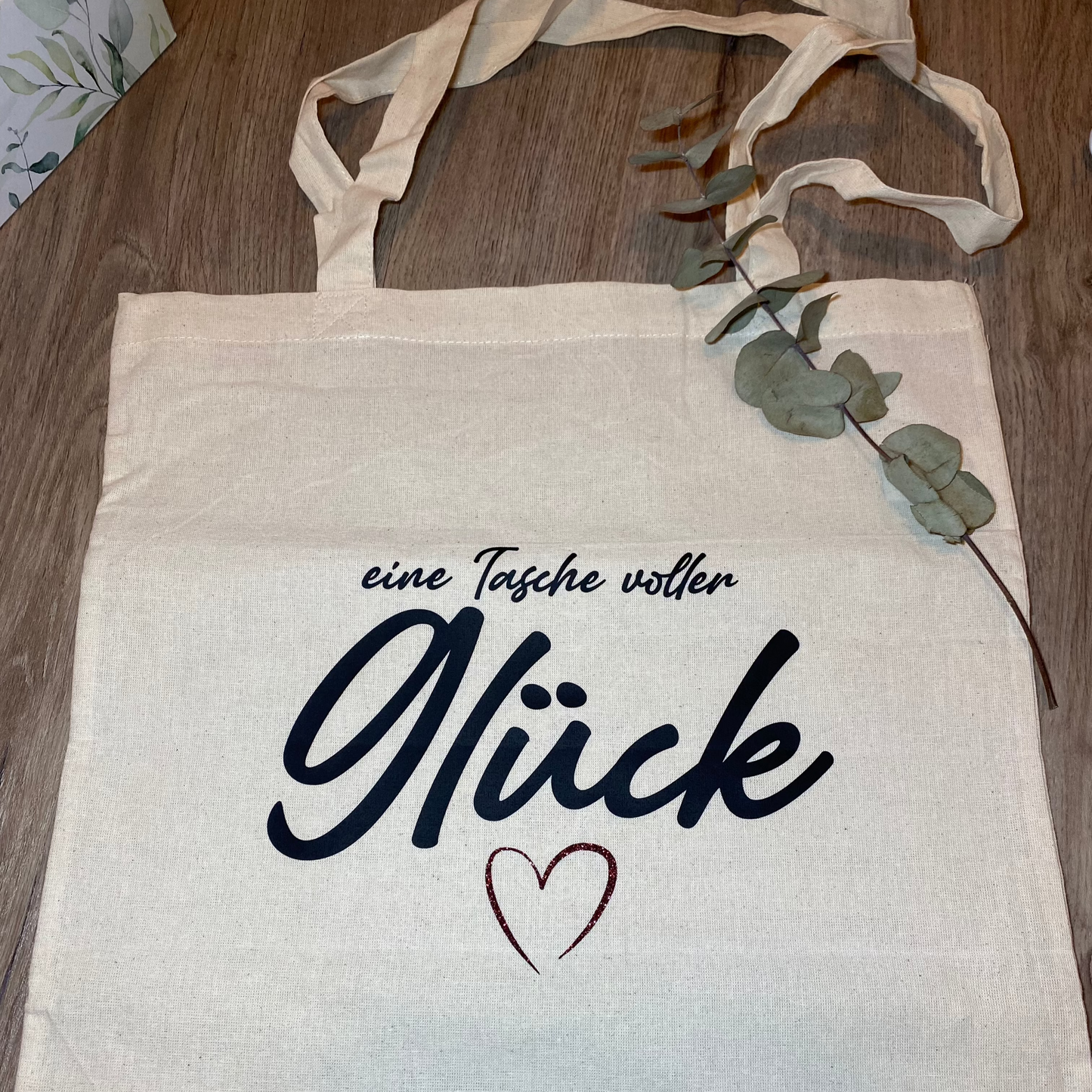 Baumwolltasche "Eine Tasche voller Glück"