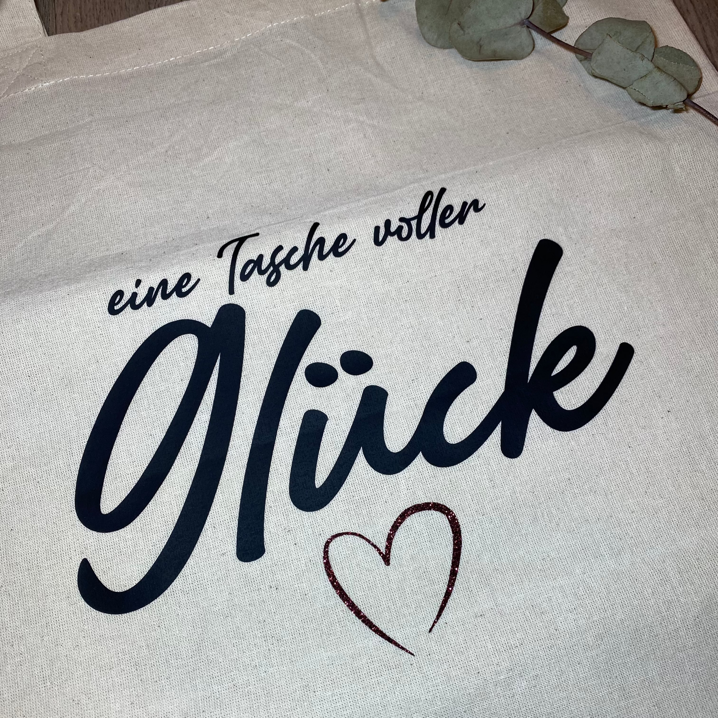 Baumwolltasche "Eine Tasche voller Glück"