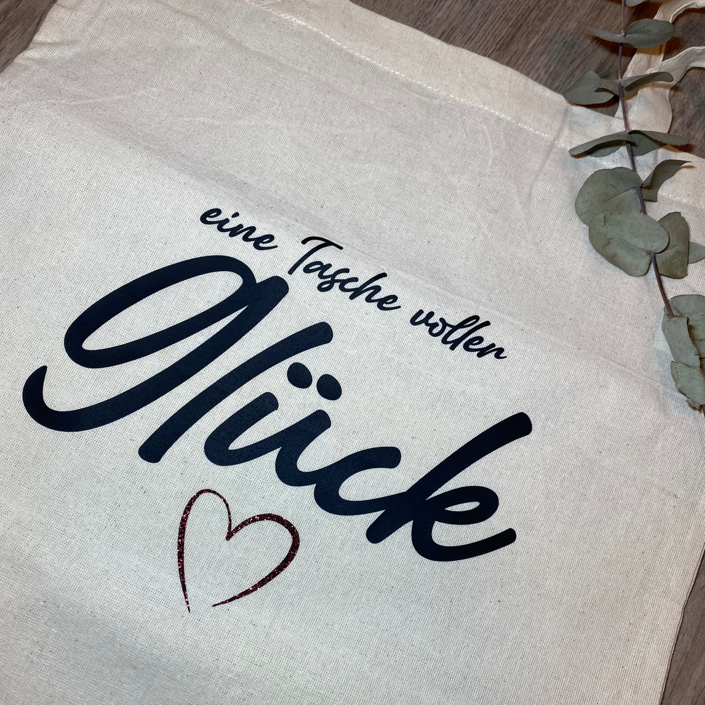 Baumwolltasche "Eine Tasche voller Glück"