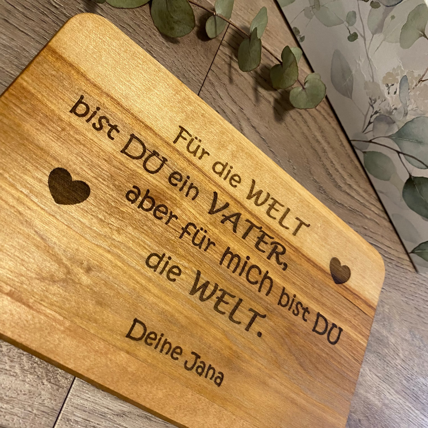 Frühstücksbrettchen aus Holz