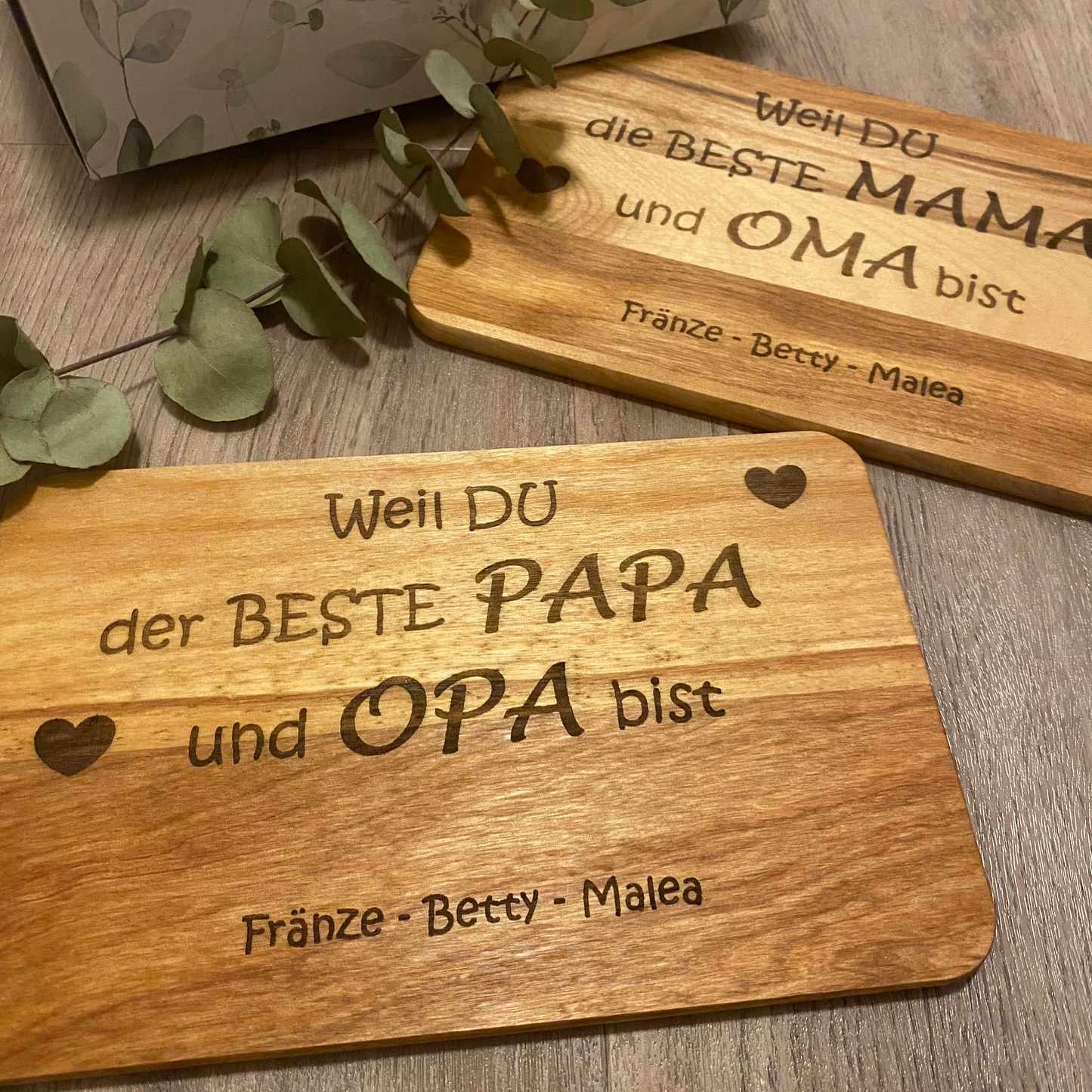 Frühstücksbrettchen aus Holz