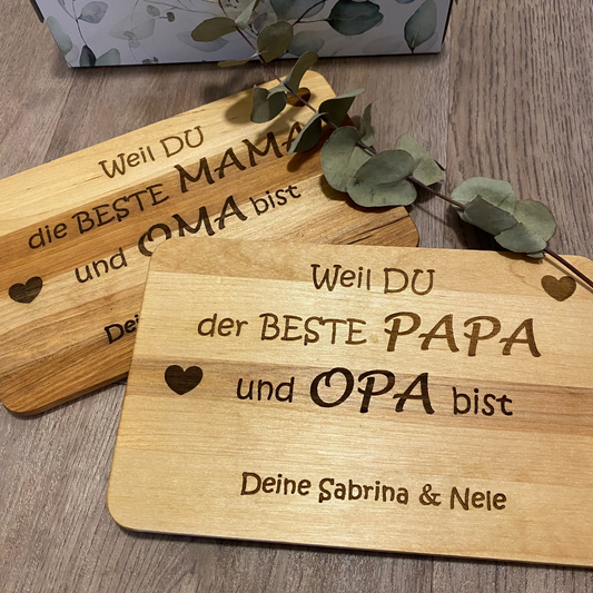 Frühstücksbrettchen aus Holz