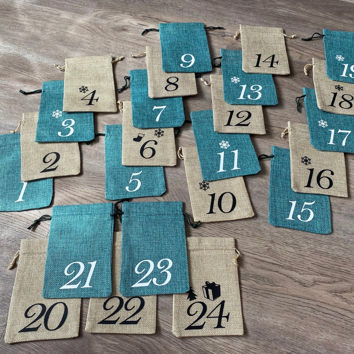 Adventskalender zum selber Befüllen