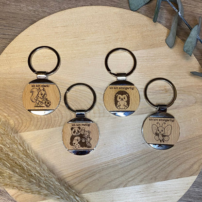 Schlüsselanhänger mit süßen Motiven für Kinder