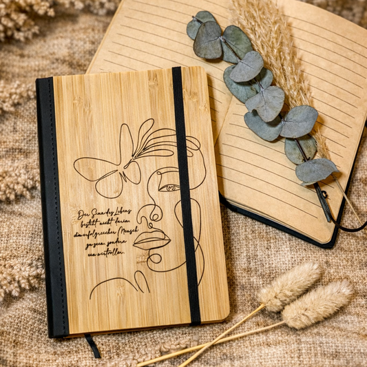 Notizbuch mit Bambus Cover