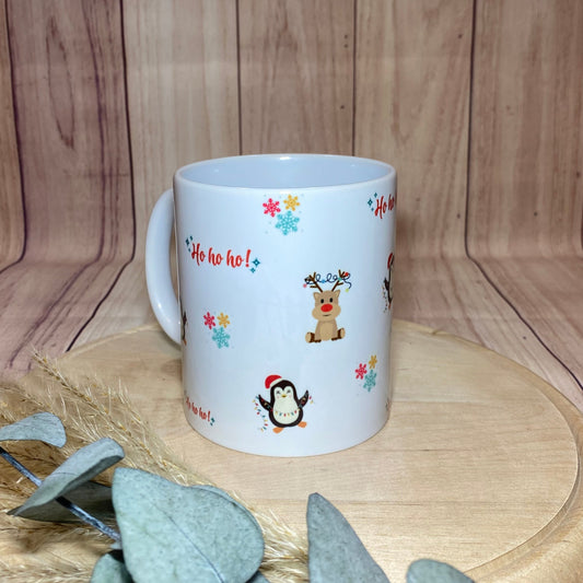 Weihnachtstasse mit Rentiermotiv