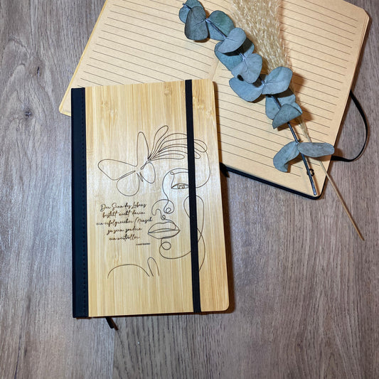 Notizbuch mit Bambus Cover