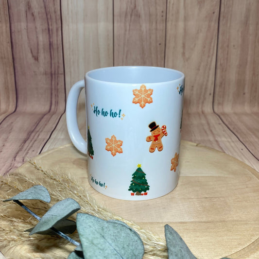 Weihnachtstasse mit Lebkuchenmotiv