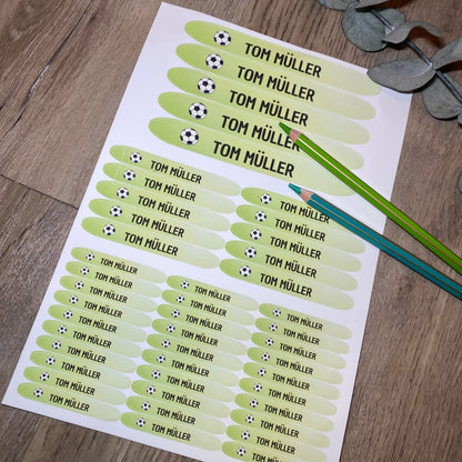 Namenssticker für die Schule oder für den Kindergarten