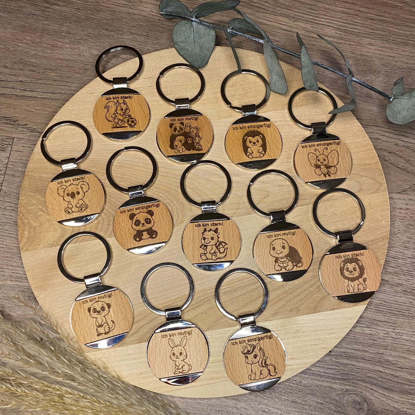 Schlüsselanhänger mit süßen Motiven für Kinder