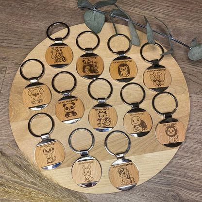 Schlüsselanhänger mit süßen Motiven für Kinder