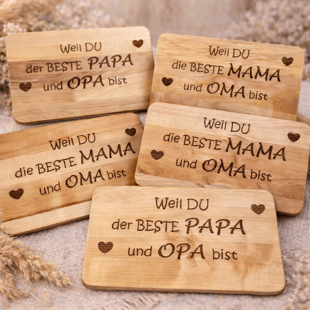 Frühstücksbrettchen aus Holz