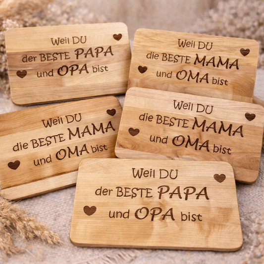 Frühstücksbrettchen aus Holz