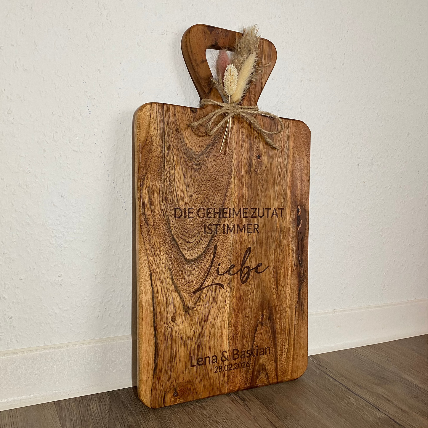Holzschneidebrett personalisiert
