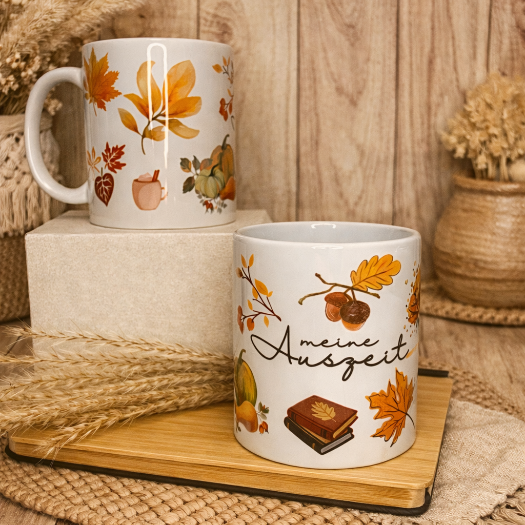 Herbst Tasse "meine Auszeit"