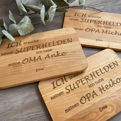 Superhelden Frühstücksbrettchen