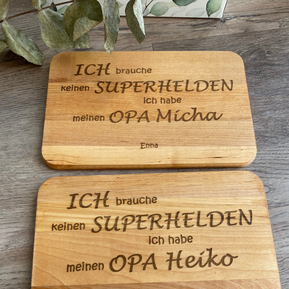 Superhelden Frühstücksbrettchen