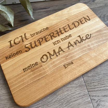 Superhelden Frühstücksbrettchen