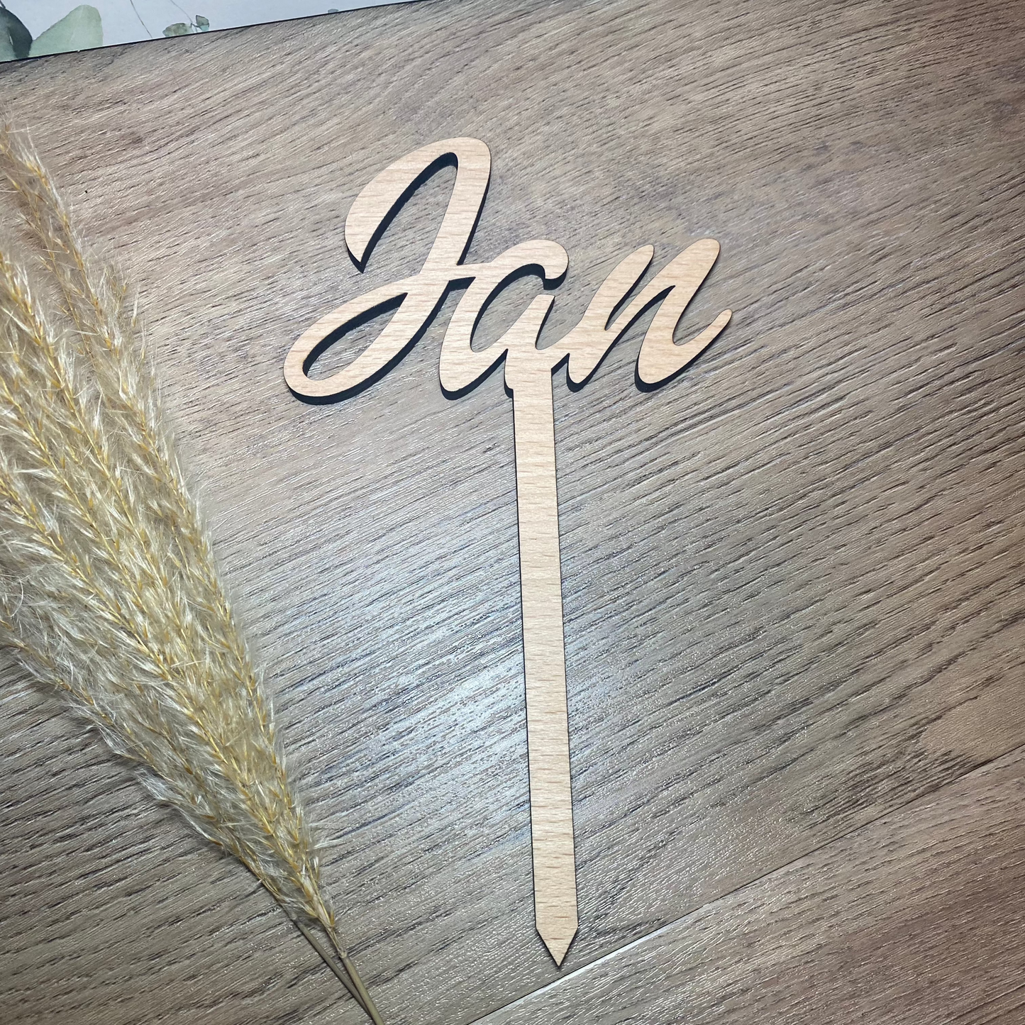 Caketopper mit Namen