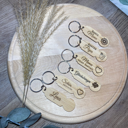 Einkaufswagenlöser aus Holz