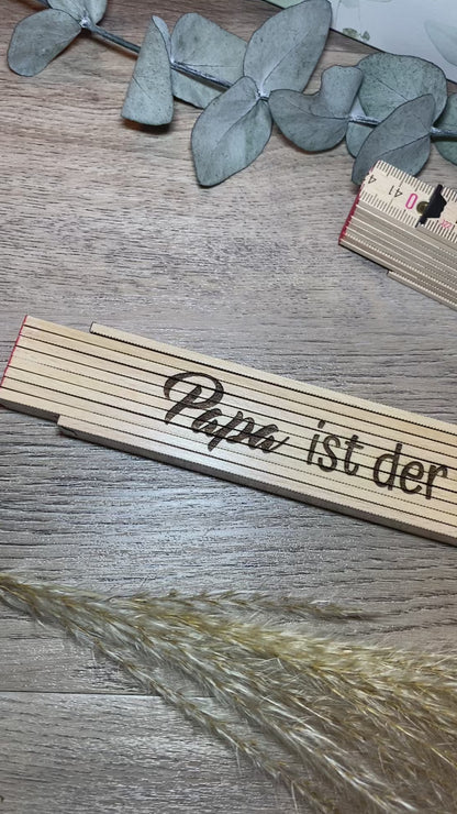 Zollstock aus Holz